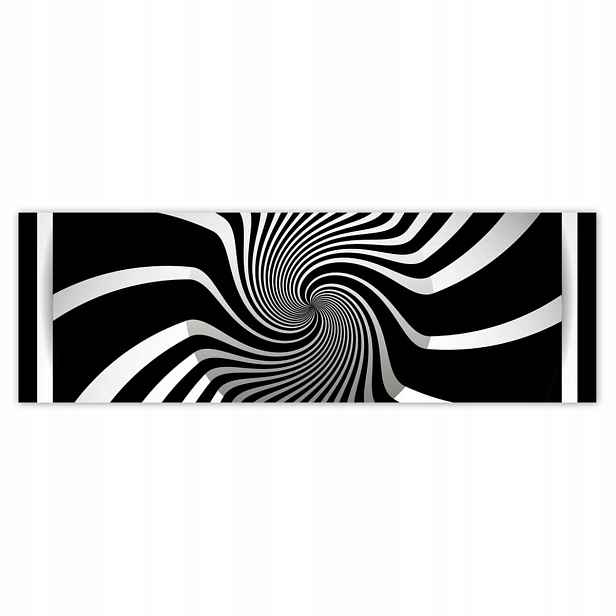 Plakáty 200x66 Abstrackja černobílá