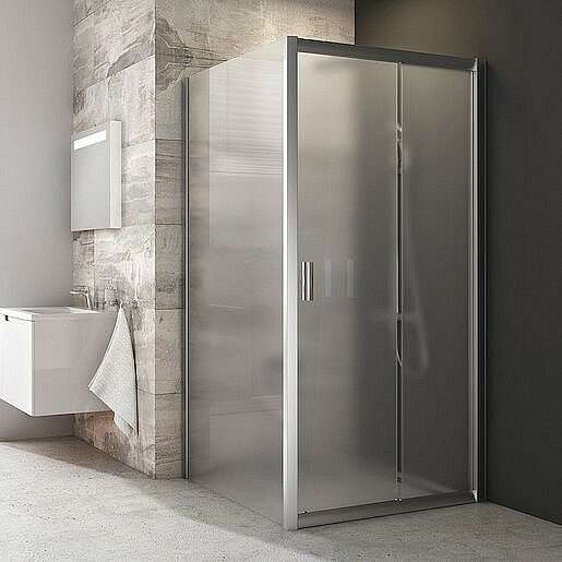 Boční zástěna ke sprchovým dveřím 90x190 cm Ravak Blix chrom matný 9BH70U00ZG