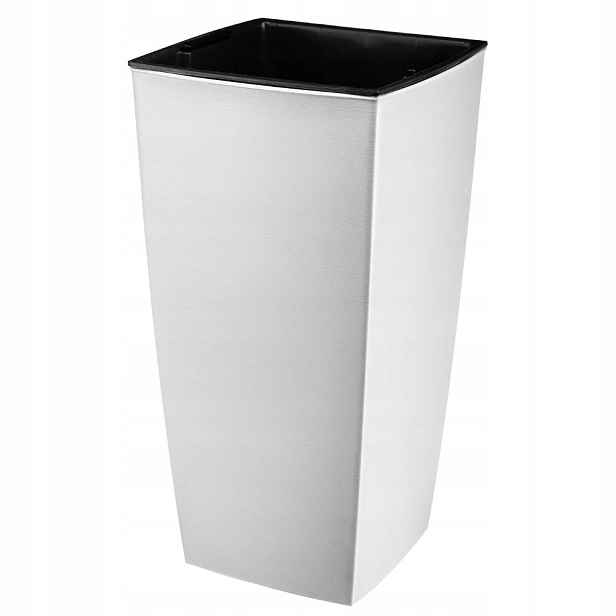 Květináč vysoký Melrose Glamour bílý 57 cm s vložkou