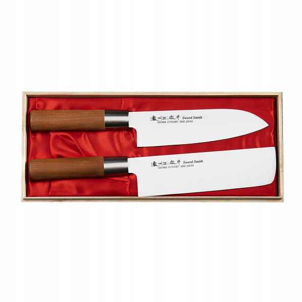 Sada nožů Satake Masamune Santoku Nakiri