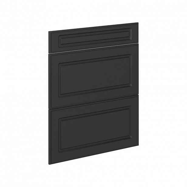 Vicco KUCHYŇSKÁ DVÍŘKA R-Line Antracitový venkovský dům 59.6 x 70.4 cm nábytková čela pro spodní skříňku se zásuvkami