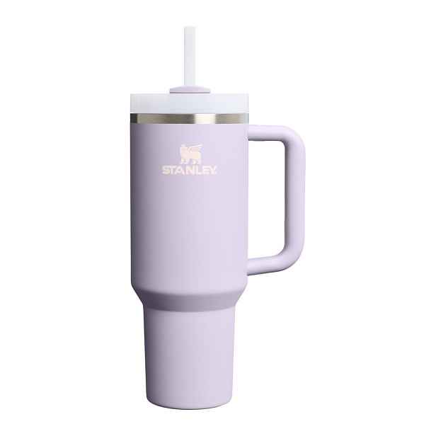 Termoska s brčkem z nerezové oceli v levandulové barvě 1,18 l Quencher H2.O FlowState™ Tumbler Purple Dust – Stanley