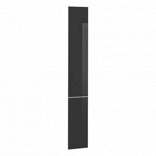 Vicco KUCHYŇSKÁ DVÍŘKA R-Line Antracitový vysoký lesk 29.6 x 196 cm nábytková čela pro vysokou výsuvnou skříň