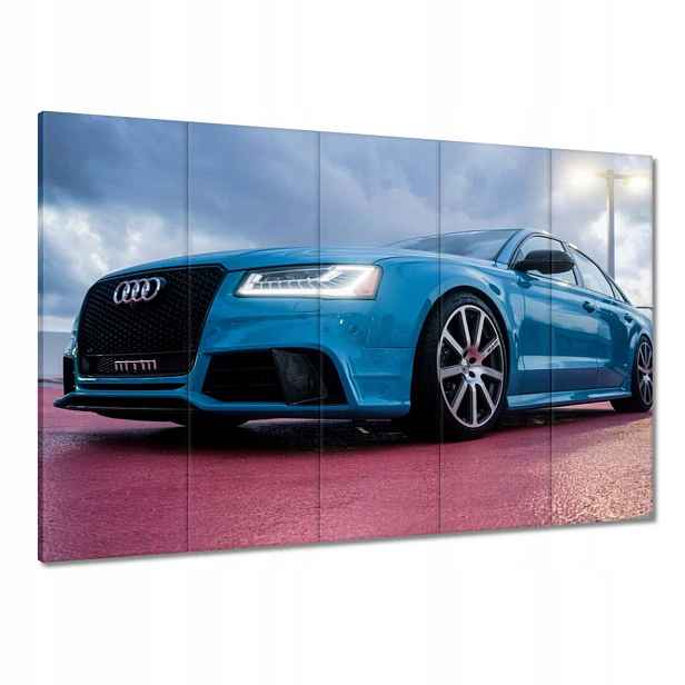 Obrazy 100x70 Modré Audi