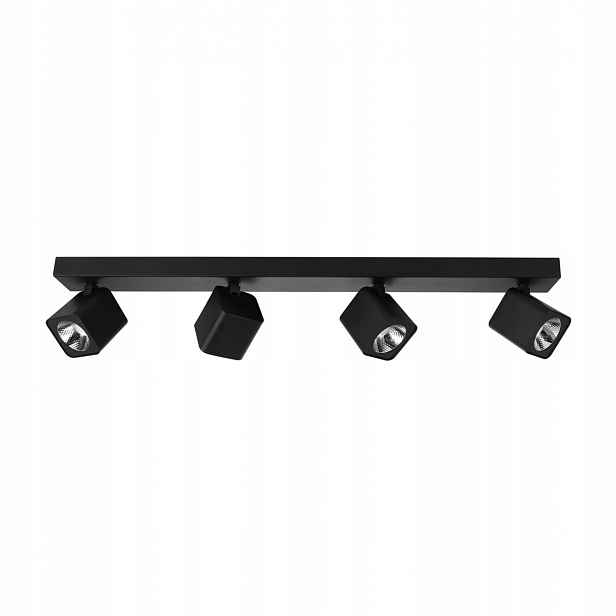Aveiro Černá Moderní lampa 4 Nastavitelné Led světlomety 20W 4000K