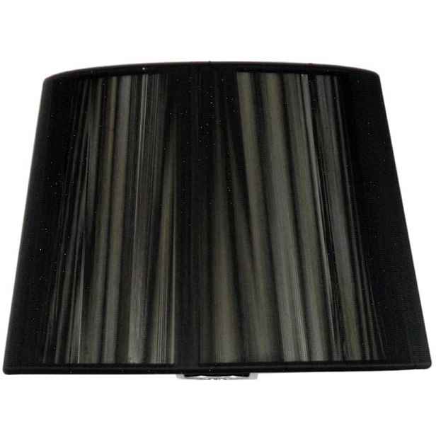 Černé stínidlo na lampu 16x24cm Gillenia