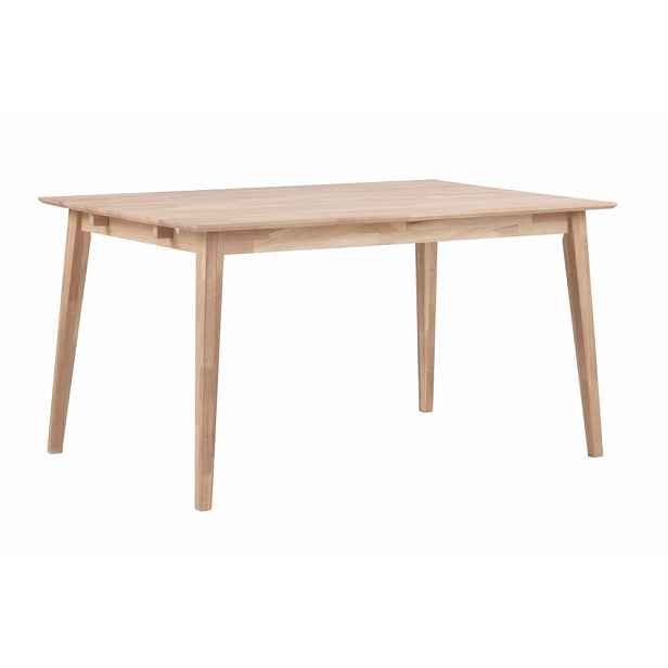 Rozkládací jídelní stůl v dekoru dubu 90x140 cm Filippa - II. jakost – Rowico