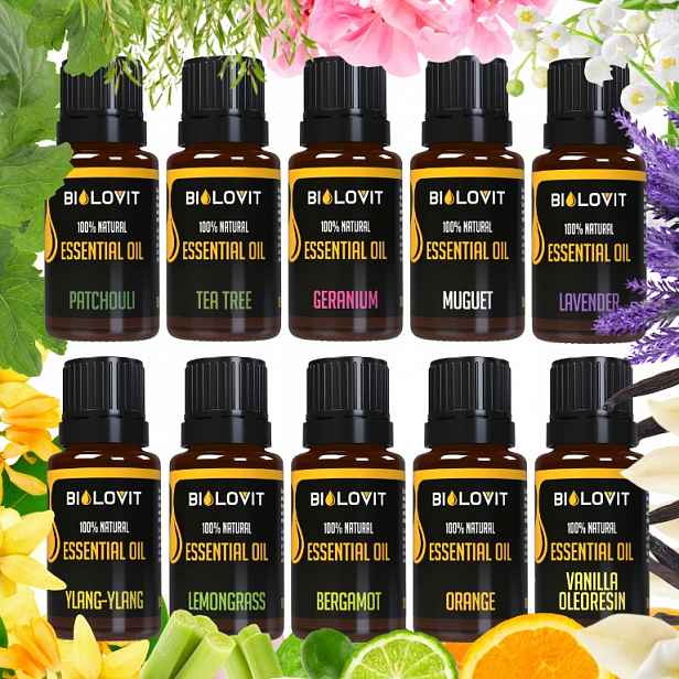 Sada olejů do sauny Premium Aromaterapie Vanilka Levandule 10x10 ml