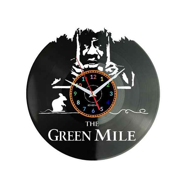 Zelená Mila Green Mile Nápad na Dárek Nástěnná Dekorace z vinylové desky