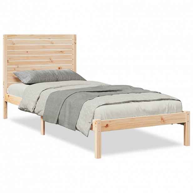 vidaXL Prodloužený rám postele bez matrace 90 x 220 cm masivní dřevo