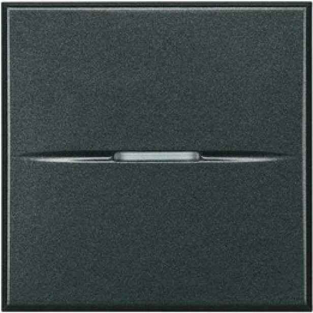 Axolute Schodišťový spínač 10AX 2 moduly Axial antracit Bticino HS4003M2AN