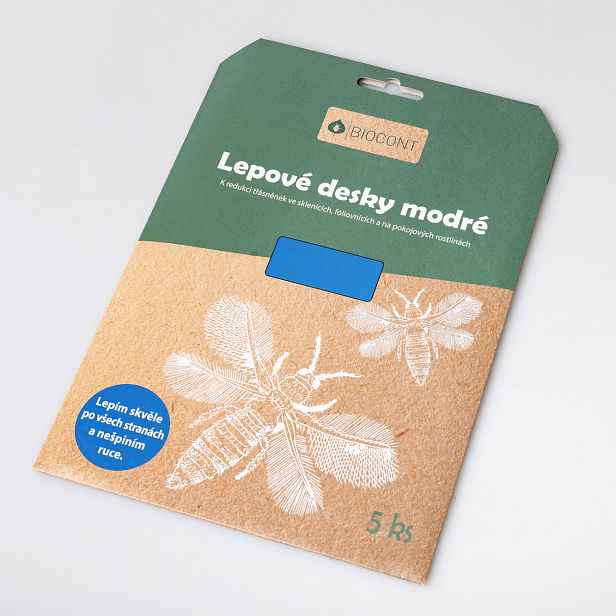 Biocont Lepové desky modré 5 ks