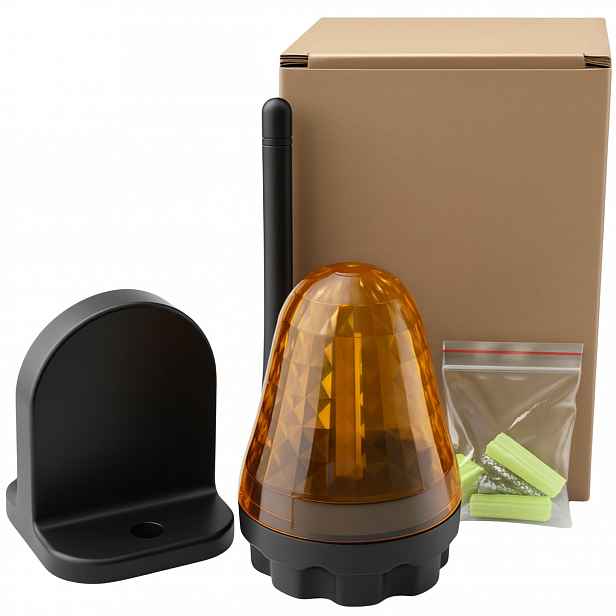 Led Lampa Kohout Oranžová Anténa Pro Automatické Brány 12-230V