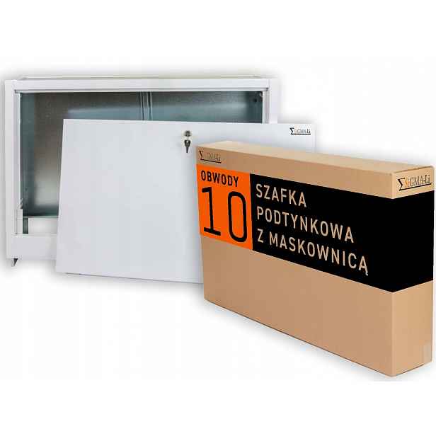 Podomítková skříňka pod rozdělovač Sigma-Li s 10 obvody