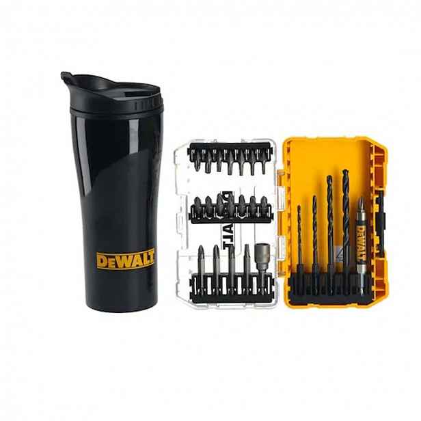 DeWALT - 25dílná sada bitů a vrtáků, s termohrnkem DT70707