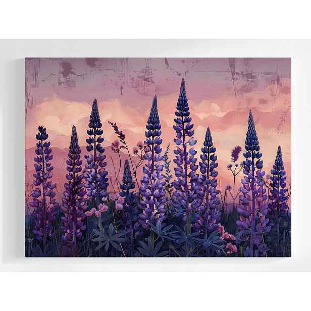 Plakát Příroda Louka Květiny Lupina 100x75