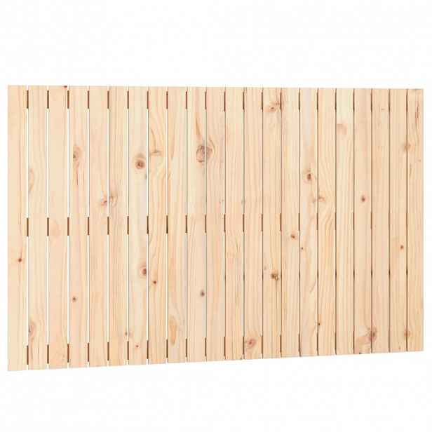 vidaXL Nástěnné čelo postele 140 x 3 x 90 cm masivní borové dřevo