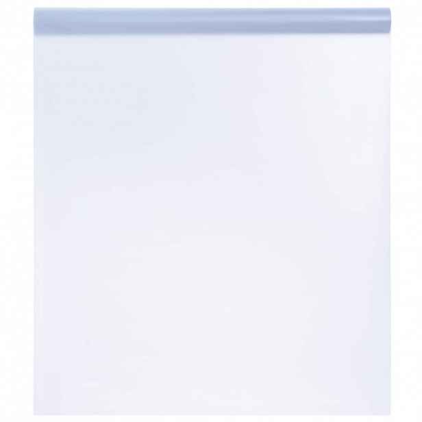 vidaXL Okenní fólie statická matná šedá 45 x 1 000 cm PVC