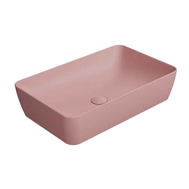 GSI NUBES keramické umyvadlo na desku 60x38cm, blush mat