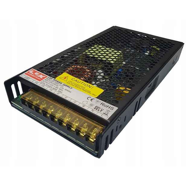 Napájecí zdroj CBV-360 12V 30A 360W modulární nízký Černý