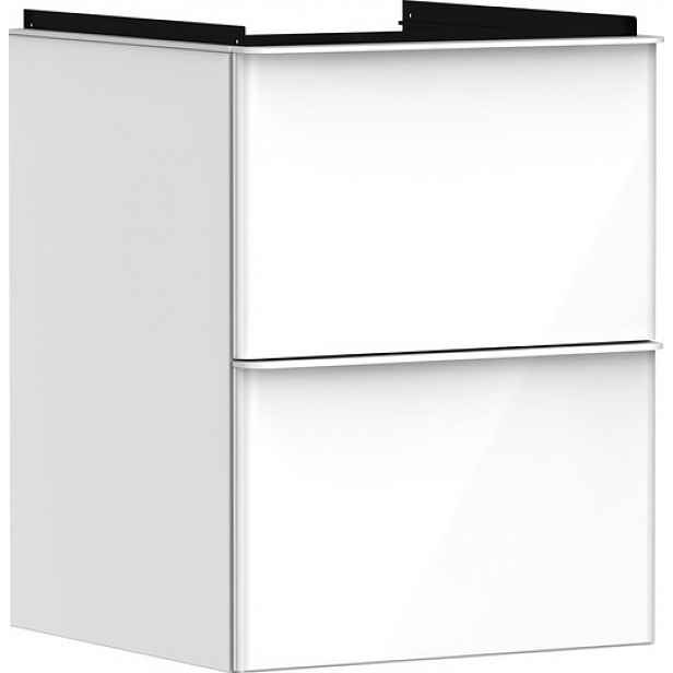 Skříňka pod umyvadlo bez umyvadla Hansgrohe Xelu Q 48x62,5x47,5 cm bílá lesklá 54019700
