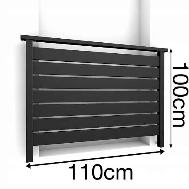 CLASSIC7 Francouzský balkon 110 cm Balustrada Ral