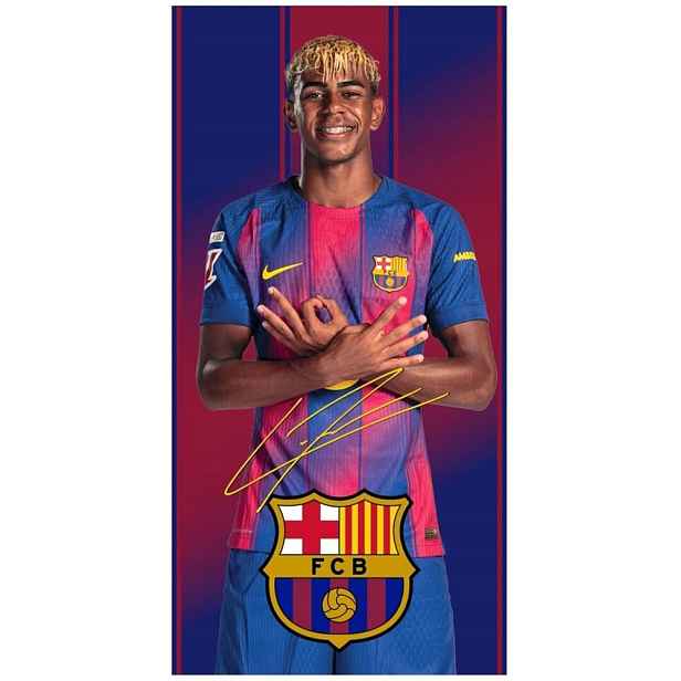 Rychleschnoucí osuška z mikrovlákna Fc Barcelona Lamine Yamal