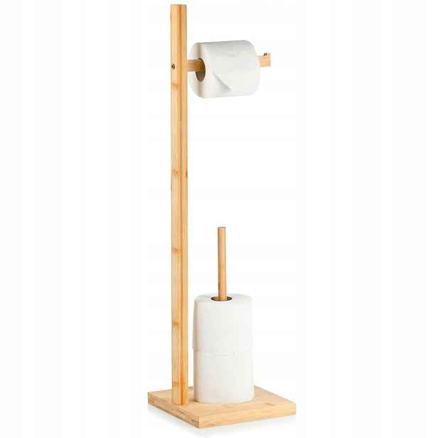 Stojan na toaletní papír bambusový 70 cm
