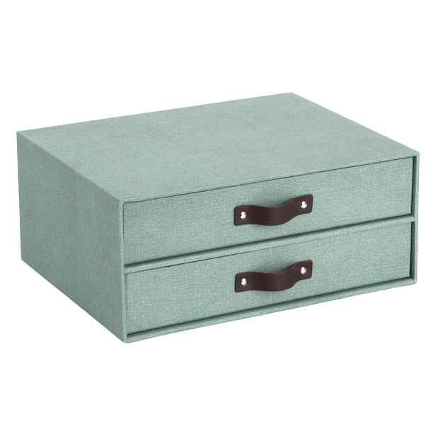 Zelený kartonový organizér zásuvkový Birger Canvas Paper Laminate – Bigso