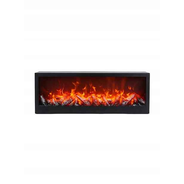 Elektrický stolní krb 60 cm Led plamen černý