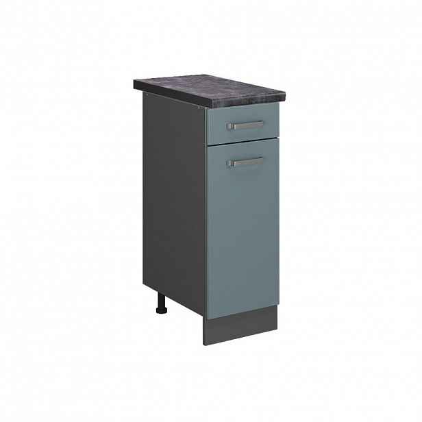 Vicco SPODNÍ SKŘÍŇKA KUCHYŇSKÉ LINKY R-Line Modrošedá 30 cm , PD Antracit