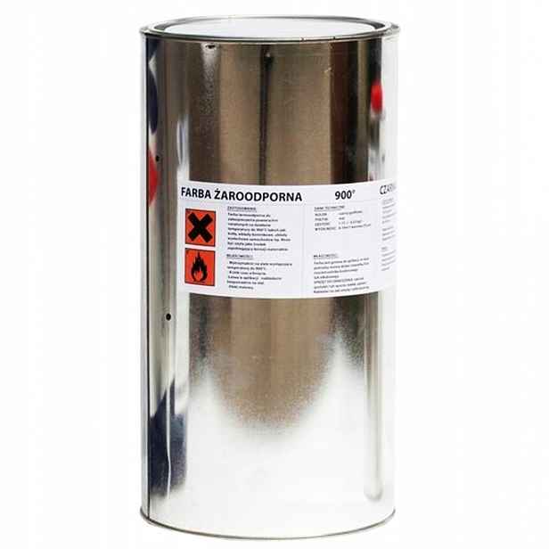 Barva Pro Grilovací Krby Černá 5L Trvanlivá, Výkonná