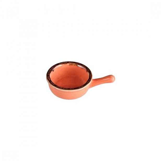 Mini miska s uchem, porcelán, 9,5 cm, oranžová, "Seasons" - Porland