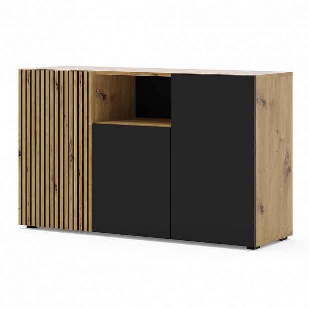 Petits-meubles SIDEBOARD Nera Dřevo a černá