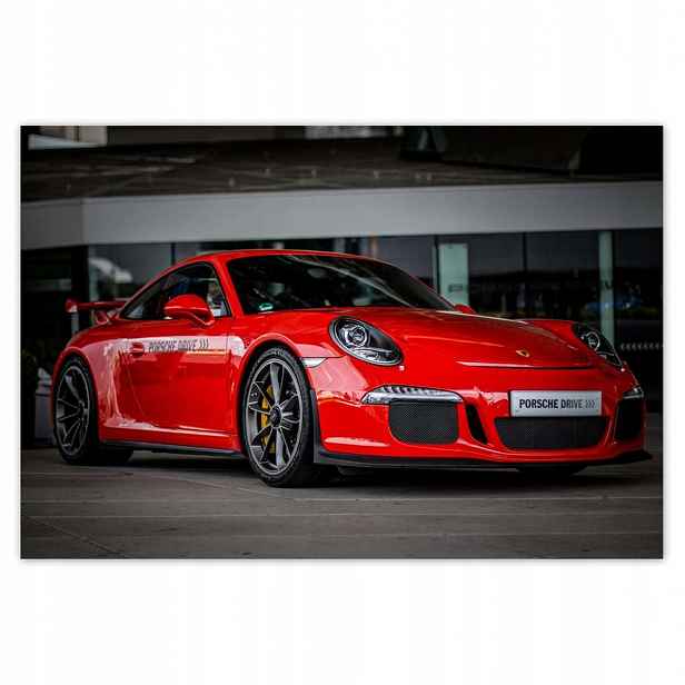 Plakáty 185x125 Červené Porsche