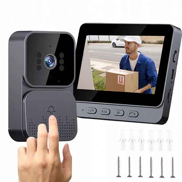 Bezdrátový Videotelefon, Zvonek 2.4 G, Snadná Montáž S Kamerou