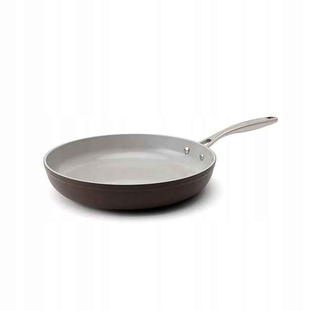 Elmich Nepřilnavá keramická pánev Zen Ø 26 cm hnědá