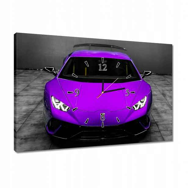 Nástěnné hodiny 60x40 Sportovní Auto