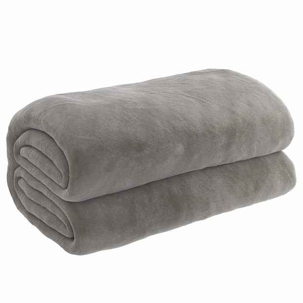 vidaXL Zátěžová deka s povlečením šedá 122 x 183 cm 9 kg textil