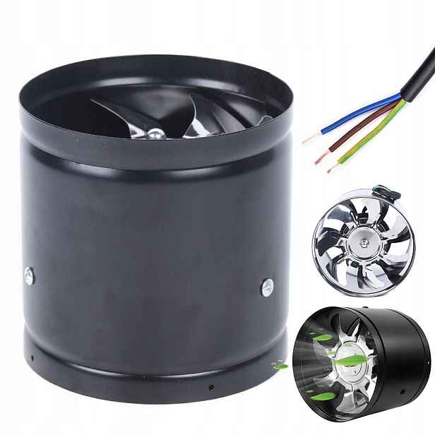 Kanálový ventilátor 150 mm 40 W 2800 ot/min s měděným vinutím