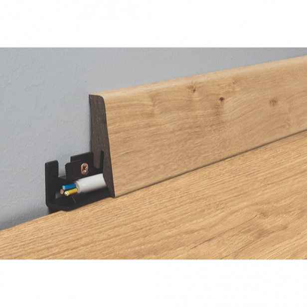Lišta soklová Naturel hnědá, MDF, délka 260 cm, L58C8481