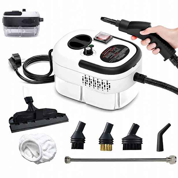 Parní Čistič, Ruční Čistič, Sada S Eko Příslušenstvím 2500 W