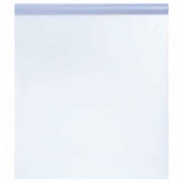 vidaXL Okenní fólie statická matná šedá 90 x 500 cm PVC