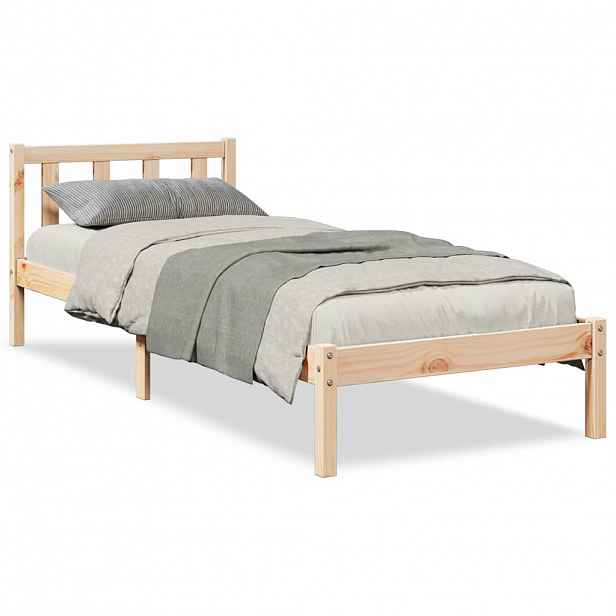 vidaXL Prodloužený rám postele bez matrace 80 x 220 cm borovice