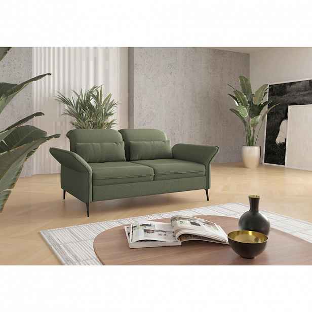 Sit & More 2,5SEDÁK, textil, olivově zelená