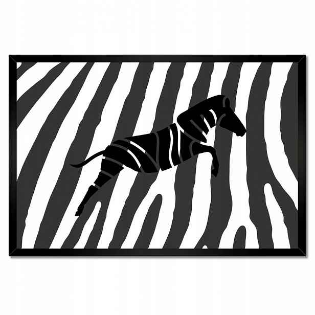 Plakáty v rámu 60x40 Zebra Pruhy