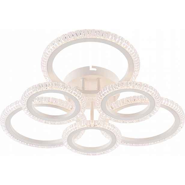 Moderní Led Lustr 96W Bílý Minimalistický Dálkový Ovladač Vargo DL1220