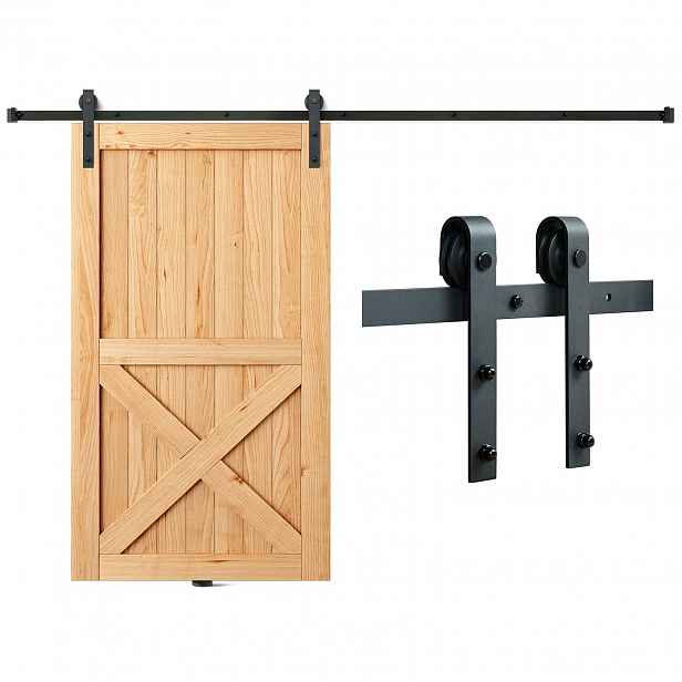 Posuvný systém pro dveře Barn Door – Tichý systém s věšáky J 2,4 m