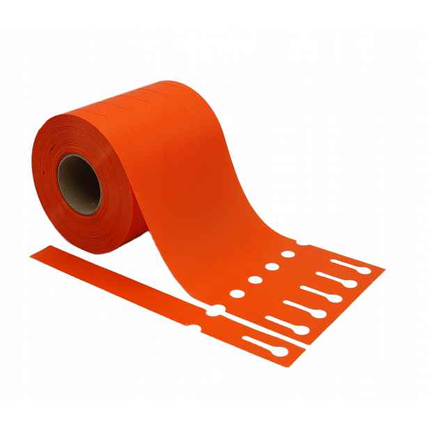Smyčkové zahradnické/sadové etikety Oranžové 200x20 mm (20x200) 1000