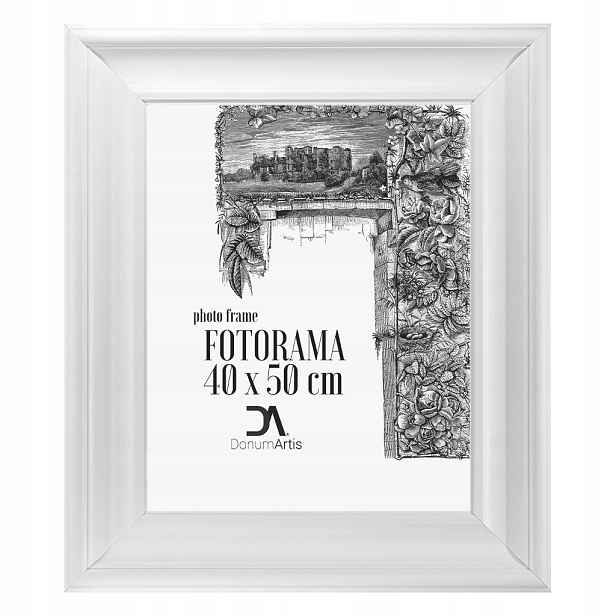 Foto-rám Verona 40x50 bílý rám pro vaše fotografie